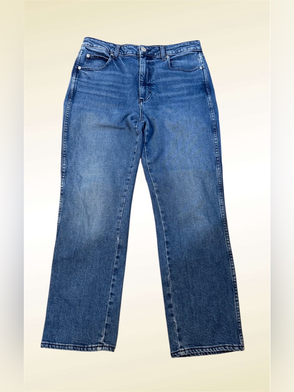 AMO Blue Cropped Ankle Jeans